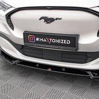 Maxton Design - FRONT SPLITTER V.1 FORD MUSTANG MACH-E MK1