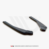 Maxton Design - REAR SIDE SPLITTERS BMW X4 M-PACK G02 FACELIFT