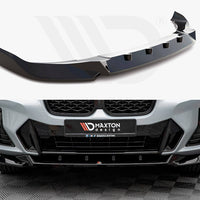 Maxton Design - FRONT SPLITTER V.2 BMW X4 M-PACK G02 FACELIFT