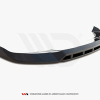 Maxton Design - FRONT SPLITTER V.1 BMW X4 M-PACK G02 FACELIFT