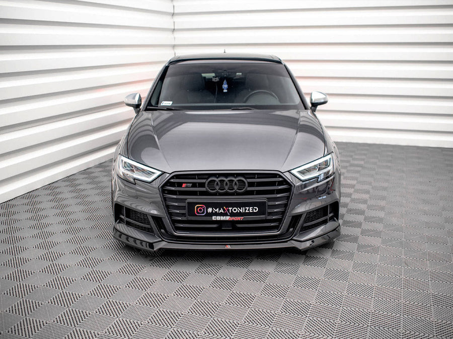Maxton Design - FRONT SPLITTER V.3 AUDI S3 SPORTBACK 8V FACELIFT
