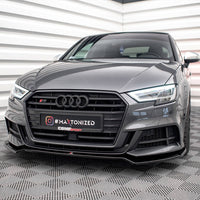 Maxton Design - FRONT SPLITTER V.2 AUDI S3 SPORTBACK 8V FACELIFT