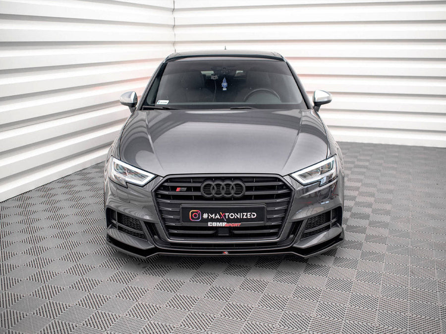 Maxton Design - FRONT SPLITTER V.2 AUDI S3 SPORTBACK 8V FACELIFT