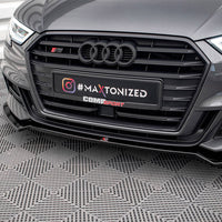 Maxton Design - FRONT SPLITTER V.2 AUDI S3 SPORTBACK 8V FACELIFT