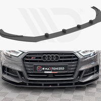 Maxton Design - STREET PRO FRONT SPLITTER AUDI S3 SPORTBACK 8V FACELIFT