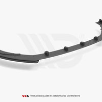 Maxton Design - STREET PRO FRONT SPLITTER V.1 (+FLAPS) AUDI S3 SPORTBACK 8V FACELIFT