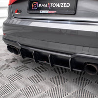 Maxton Design - STREET PRO REAR DIFFUSER AUDI S3 SPORTBACK 8V FACELIFT