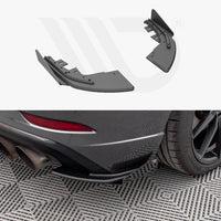 Maxton Design - STREET PRO REAR SIDE SPLITTERS (+FLAPS) AUDI S3 SPORTBACK 8V FACELIFT