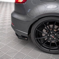 Maxton Design - STREET PRO REAR SIDE SPLITTERS (+FLAPS) AUDI S3 SPORTBACK 8V FACELIFT