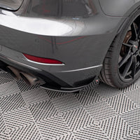 Maxton Design - STREET PRO REAR SIDE SPLITTERS (+FLAPS) AUDI S3 SPORTBACK 8V FACELIFT