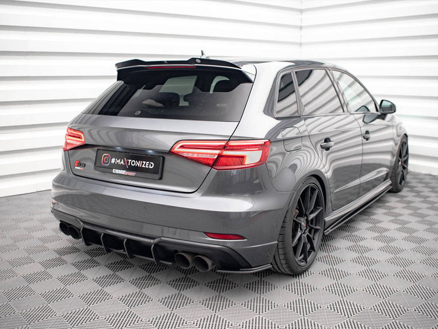 Maxton Design - STREET PRO REAR SIDE SPLITTERS AUDI S3 SPORTBACK 8V FACELIFT