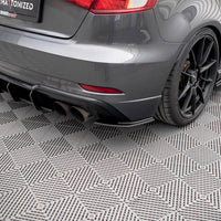 Maxton Design - STREET PRO REAR SIDE SPLITTERS AUDI S3 SPORTBACK 8V FACELIFT