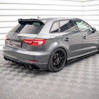Maxton Design - REAR SIDE SPLITTERS AUDI S3 SPORTBACK 8V FACELIFT