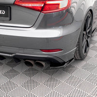 Maxton Design - REAR SIDE SPLITTERS AUDI S3 SPORTBACK 8V FACELIFT