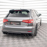 Maxton Design - REAR SIDE SPLITTERS AUDI S3 SPORTBACK 8V FACELIFT