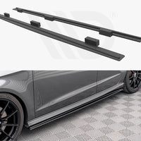 Maxton Design - STREET PRO SIDE SKIRTS DIFFUSERS AUDI S3 SPORTBACK 8V FACELIFT