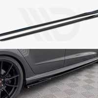 Maxton Design - SIDE SKIRTS DIFFUSERS AUDI S3 SPORTBACK 8V FACELIFT