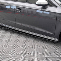 Maxton Design - SIDE SKIRTS DIFFUSERS AUDI S3 SPORTBACK 8V FACELIFT