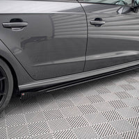 Maxton Design - SIDE FLAPS AUDI S3 SPORTBACK 8V FACELIFT