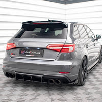 Maxton Design - REAR SIDE FLAPS AUDI S3 SPORTBACK 8V FACELIFT