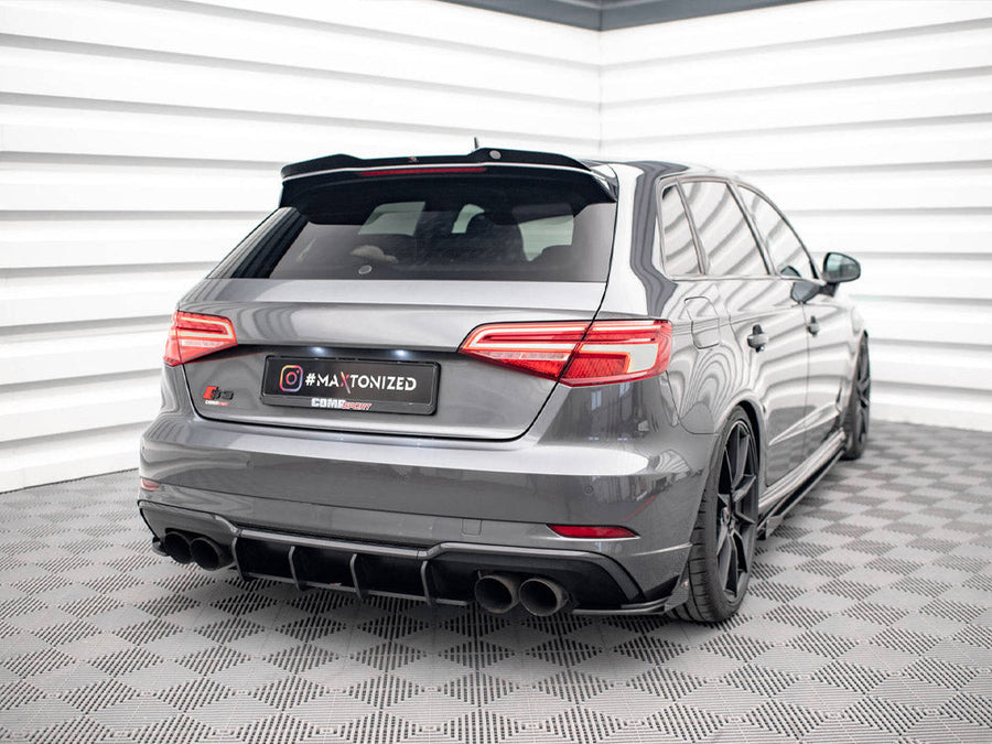 Maxton Design - REAR SIDE FLAPS AUDI S3 SPORTBACK 8V FACELIFT