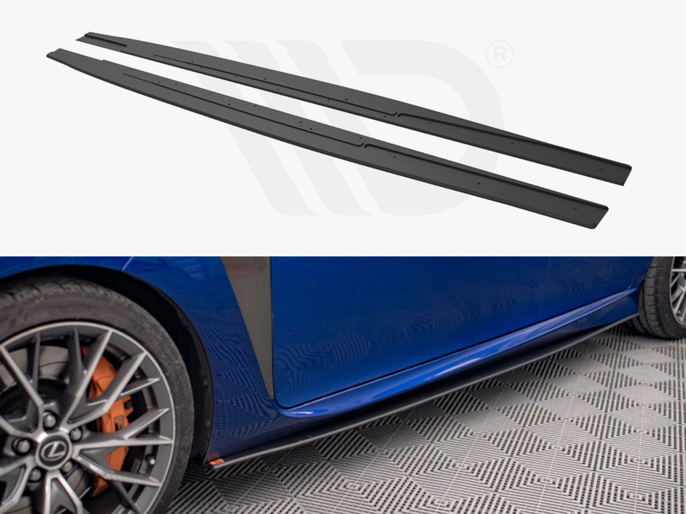 Maxton Design - STREET PRO SIDE SKIRTS DIFFUSERS LEXUS GS F MK4 FACELIFT