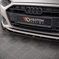 Maxton Design - FRONT SPLITTER V.1 AUDI A4 B9 FACELIFT