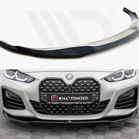 Maxton Design - FRONT SPLITTER V.1 BMW 4 / I4 GRAN COUPE M-PACK / M440I G26