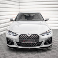 Maxton Design - FRONT SPLITTER V.1 BMW 4 / I4 GRAN COUPE M-PACK / M440I G26