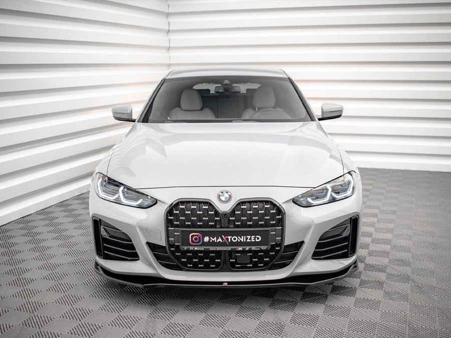 Maxton Design - FRONT SPLITTER V.1 BMW 4 / I4 GRAN COUPE M-PACK / M440I G26