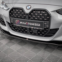 Maxton Design - FRONT SPLITTER V.1 BMW 4 / I4 GRAN COUPE M-PACK / M440I G26