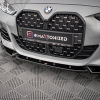 Maxton Design - FRONT SPLITTER V.2 BMW 4 / I4 GRAN COUPE M-PACK / M440I G26