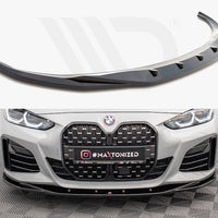 Maxton Design - FRONT SPLITTER V.3 BMW 4 / I4 GRAN COUPE M-PACK / M440I G26
