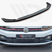 Maxton Design - Front Splitter V.2 Volkswagen Polo GTI / R-Line Mk6 (2017-2021)