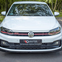 Maxton Design - Front Splitter V.2 Volkswagen Polo GTI / R-Line Mk6 (2017-2021)