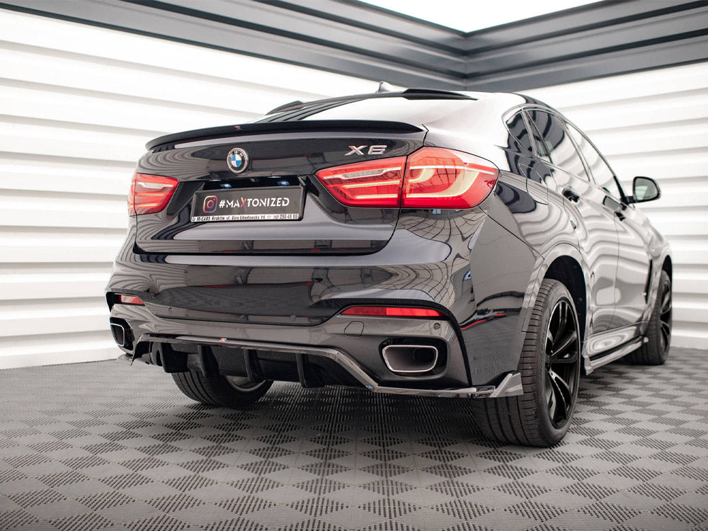 Maxton Design - CENTRAL REAR SPLITTER (VERTICAL BARS) BMW X6 M SPORT F16