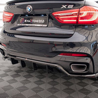 Maxton Design - CENTRAL REAR SPLITTER (VERTICAL BARS) BMW X6 M SPORT F16