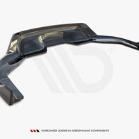 Maxton Design - CENTRAL REAR SPLITTER (VERTICAL BARS) BMW X6 M SPORT F16