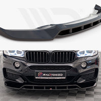 Maxton Design - FRONT SPLITTER V.2 BMW X6 M SPORT F16