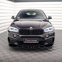 Maxton Design - FRONT SPLITTER V.2 BMW X6 M SPORT F16