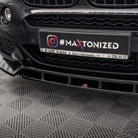 Maxton Design - FRONT SPLITTER V.2 BMW X6 M SPORT F16