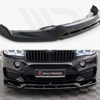 Maxton Design - FRONT SPLITTER V.3 BMW X6 M SPORT F16
