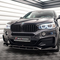 Maxton Design - FRONT SPLITTER V.3 BMW X6 M SPORT F16