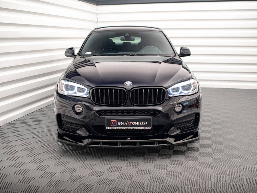Maxton Design - FRONT SPLITTER V.3 BMW X6 M SPORT F16