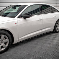 Maxton Design - SIDE SKIRTS DIFFUSERS AUDI A6 C8