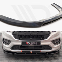 Maxton Design - FRONT SPLITTER FORD TRANSIT CUSTOM ST-LINE MK1 FACELIFT
