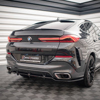 Maxton Design - CENTRAL REAR SPLITTER (VERTICAL BARS) V.2 BMW X6 M-PACK G06