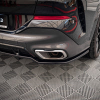 Maxton Design - CENTRAL REAR SPLITTER (VERTICAL BARS) V.2 BMW X6 M-PACK G06