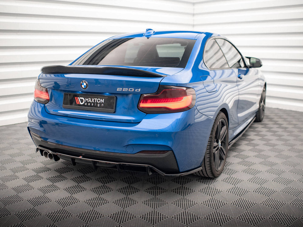 Maxton Design - CENTRAL REAR SPLITTER (VERTICAL BARS) BMW 2 M-PACK F22