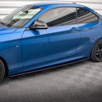 Maxton Design - STREET PRO SIDE SKIRTS DIFFUSERS BMW 2 M-PACK F22